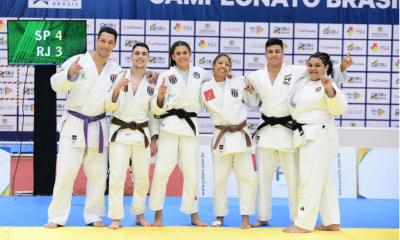 Equipe de São Paulo no campeonato brasileiro júnior de judô