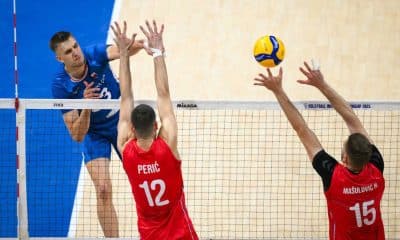 Tchéquia surpreendeu a Sérvia na estreia do Grupo H do Mundial de vôlei masculino (Volleyball World)