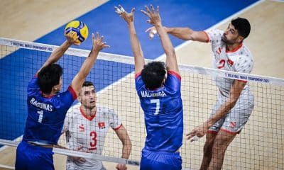 Tunísia venceu Filipinas por 3 a 0 na abertura do Mundial de vôlei masculino