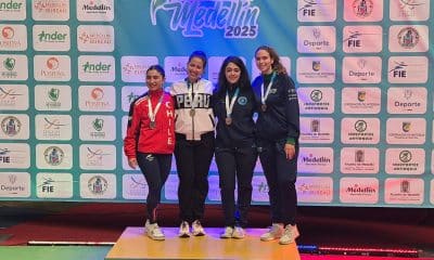 Victoria Vizeu conquistou o bronze no Sul-Americano de Esgrima
