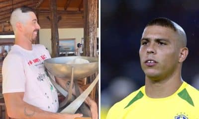 Yago Dora paga promessa e adota visual cascão em homenagem a Ronaldo Fenômeno
