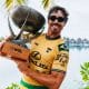 Yago Dora se tornou o quinto brasileiro campeão mundial de surfe