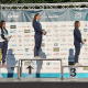 Ana Sátila no pódio da Copa do Mundo de canoagem slalom