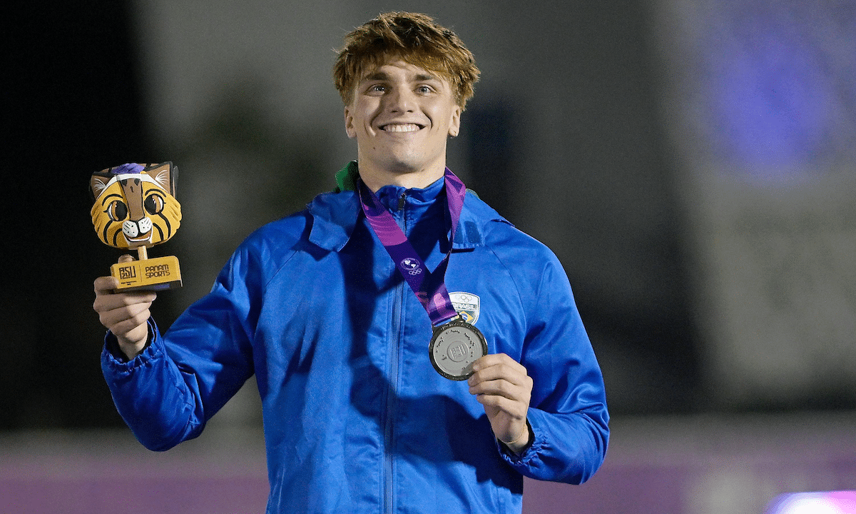 Andreas Kreiss com a prata dos Jogos Pan-Americanos Júnior Assunção-2025