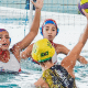 Jogadora do Brasil faz arremesso contra Porto Rico no Pan-Americano Sub-15 de polo aquático