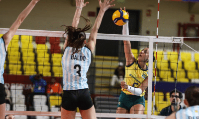 Brasil x Argentina no Sul-Americano Sub-17 de vôlei - equipes se classificaram para o Mundial Sub-17 de 2026