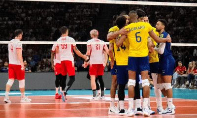 Brasil e Polônia disputam amistoso antes do Mundial de vôlei masculino
