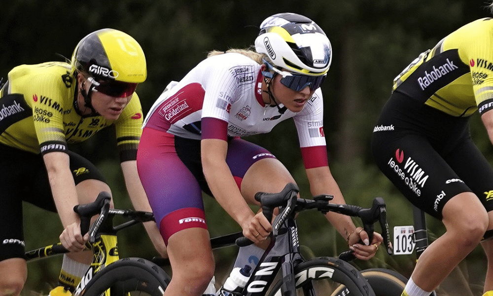 Cat Ferguson Tota Magalhães Ana Victoria Magalhães Tour de Simac de ciclismo estrada