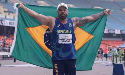 Claudiney Batista mundial de atletismo paralímpico ouro tetra quadro de medalha