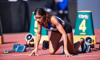 Hakelly Souza no Brasileiro Sub-20 de atletismo na prova dos 100m rasos