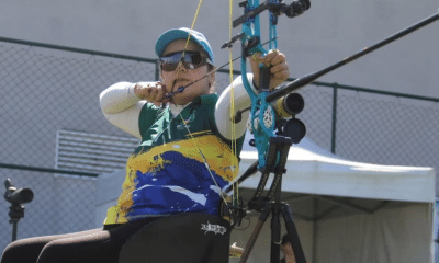 Jane Karla Gogel no Mundial de tiro com arco paralímpico