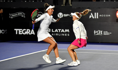Laura pigossi e Ingrid Martins comemoram vaga na final do SP Open