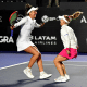 Laura pigossi e Ingrid Martins comemoram vaga na final do SP Open