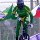 Lucas Zimmermann na Copa do Mundo de ciclismo bmx racing