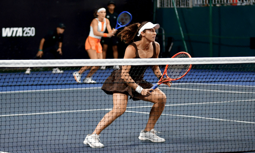 Luisa Stefani e Timea Babos no SP Open