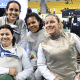 Equipe feminina do Brasil no Mundial de Paraesgrima