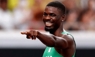 Nathaniel Ezequiel 400 m com barreiras final Mundial de Atletismo