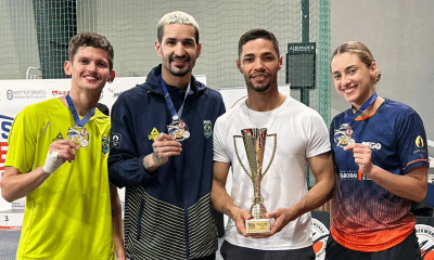 Netinho, Paulo Melo e Milena Titoneli campeões do Aberto da Polônia de Taekwondo