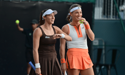 Timea Babos e Luisa Stefani no SP Open