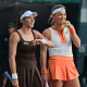 Timea Babos e Luisa Stefani no SP Open