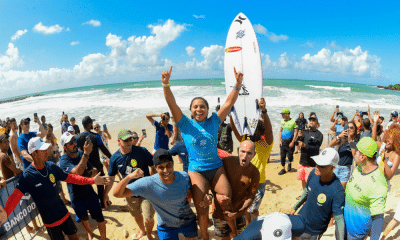 Tainá Hinckel surfe Qualifying Series de surfe Imbituba