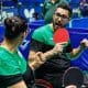 Na imagem, Thais Severo e Fábio Silva comemorando a conquista do Parapan e manutenção do ranking.