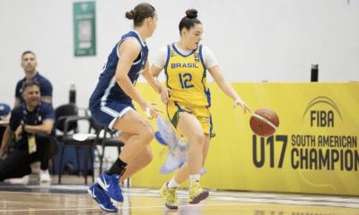 Brasil X Argentina no sul-americano de basquete sub-17