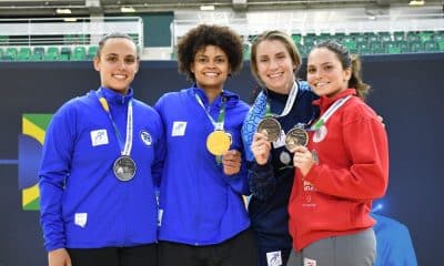 Bia Bulcão é campeã do florete feminino no Torneio Nacional Cidade do Rio de Janeiro de Esgrima