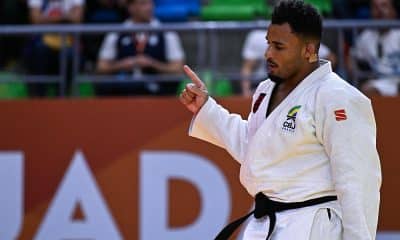 Na imagem, Marcelo Fronckowiak, que foi um dos judocas que conquistou medalha para o Brasil no Grand Prix de Guadalajara.