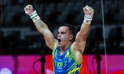 Caio Souza é 6º nas argolas do Mundial de Ginástica Artística em Jacarta
