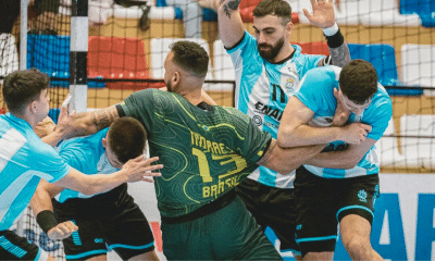 O Brasil venceu a Argentina no Torneio 4 Nações de handebol masculino (Divulgação)