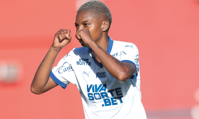 A atacante Rhaizza fez o gol do triunfo do Bahia diante do Vitória