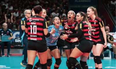 Simone Lee foi a maior pontuadora e liderou o Sesc Flamengo na vitória contra o Praia