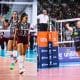 Na imagem, comemorações de Fluminense e Maringá, times que fazem abertura da Superliga feminina.