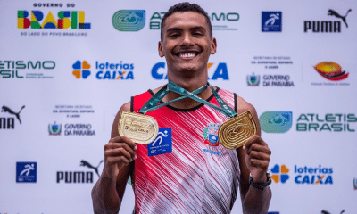 Giancarlo, de Serra, Espírito Santo, leva duplo ouro, nos 75 m e nos 250 m