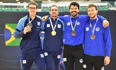 Guilherme Toldo foi campeão do florete masculino no Torneio Nacional Cidade do Rio de Janeiro