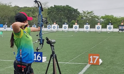 Helena Moraes é campeã brasileira de tiro com arco paralímpico