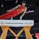 Hong Yanming conquistou a medalha de ouro no cavalo com alças no Mundial de ginástica artística