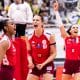 Luzia contou ao OTD como se livrou do gambá na semifinal do Paulista de vôlei feminino