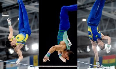 Mundial de ginástica artística Jakarta 2025 - Arthur Nory, Caio Souza e Diogo Soares tentam medalha na barra fixa