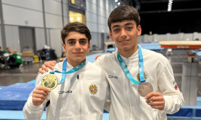 Hamlet Manukyan e Mamikon Khachatryan disputam o ouro no cavalo com alças no Mundial de ginástica artística 2025