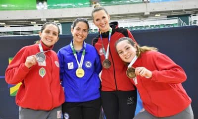 Maria Luiza Doig Calderón é campeã da espada feminina no Torneio Nacional Cidade do Rio de Janeiro