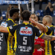 Time do Praia Clube celebra ponto contra o Goiás nesta sexta-feira (24)
