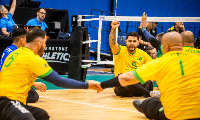 Brasil venceu rivais na estreia da Copa do Mundo de Vôlei Sentado nos dois naipes