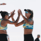 Thâmela e Vic vencem as duas partidas do dia no Elite 16 de Newport Beach - vôlei de praia