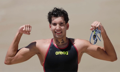 Victor Moreno conquista o título dos 10km no Sul-Americano Juvenil de Maratona Aquática