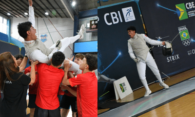 Álvaro Kalleby no CBI de Esgrima