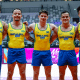 Equipe masculina do Brasil no Mundial de ginástica artística Jakarta-2025