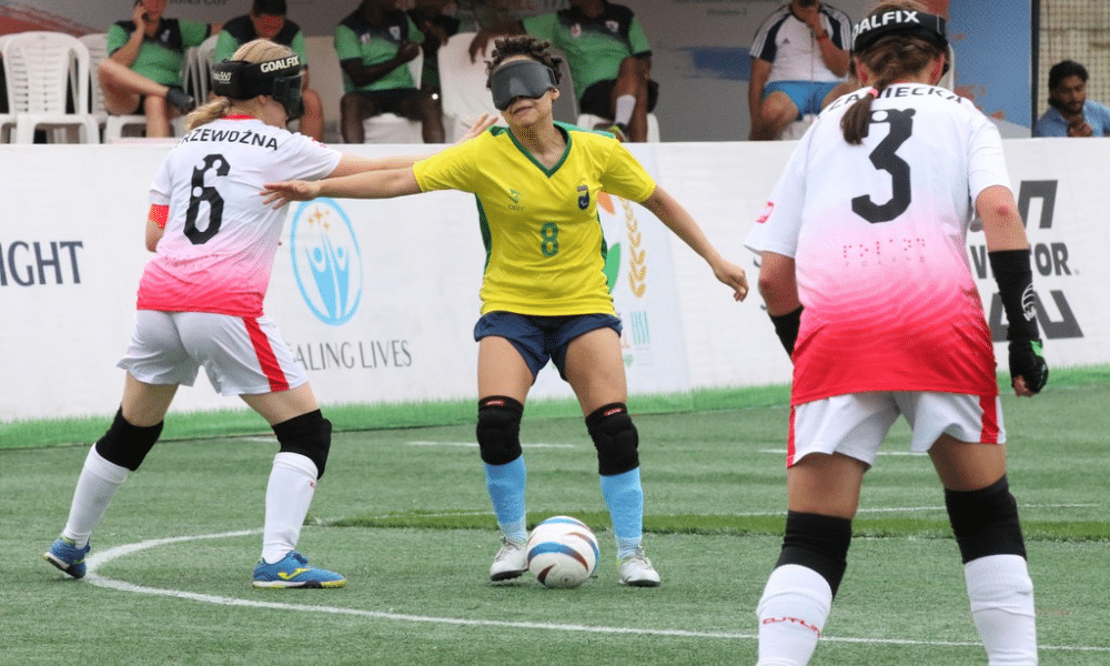Sarah Brasil Polônia Copa do Mundo de Futebol de Cegas semifinal