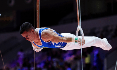 Caio Souza Mundial de ginástica artística Diogo Soares final argolas onde assistir ao vivo